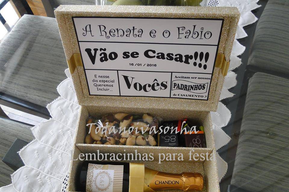 Lembrança de padrinhos