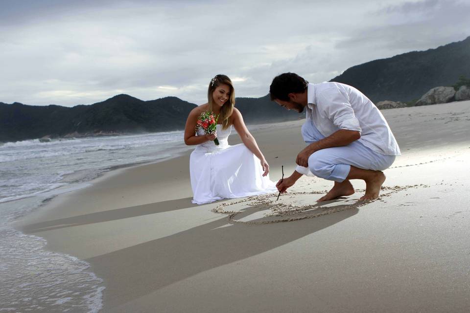 Ensaio trash the Dress