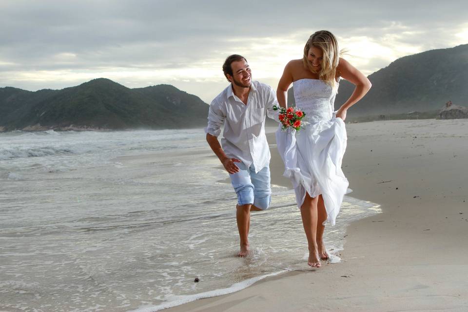 Ensaio trash the Dress