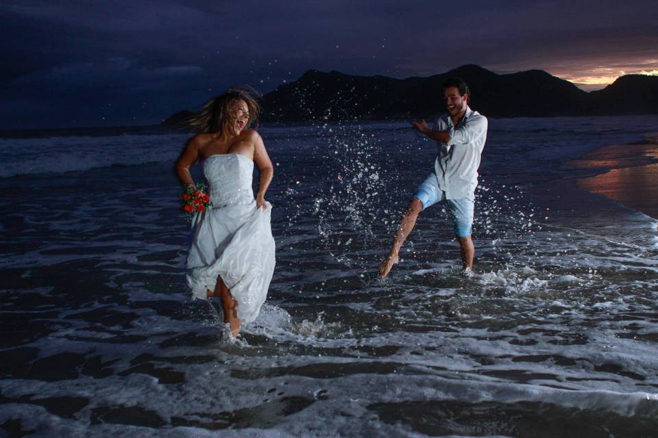 Ensaio trash the Dress