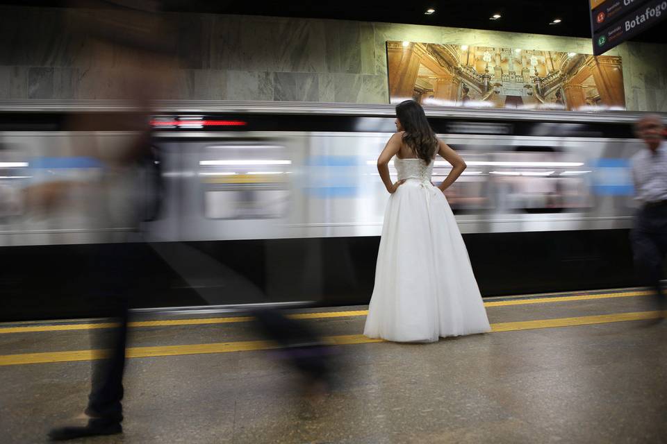 Ensaio trash the dress