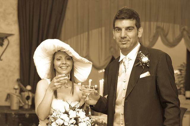 Brinde a noiva e o noivo