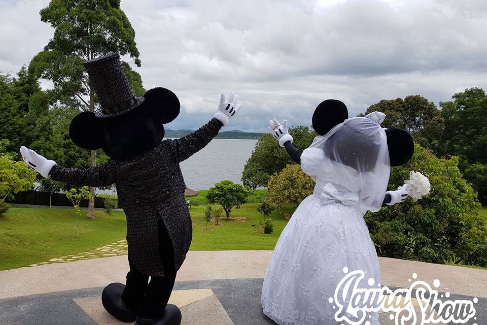 Mickey e Minnie casamento