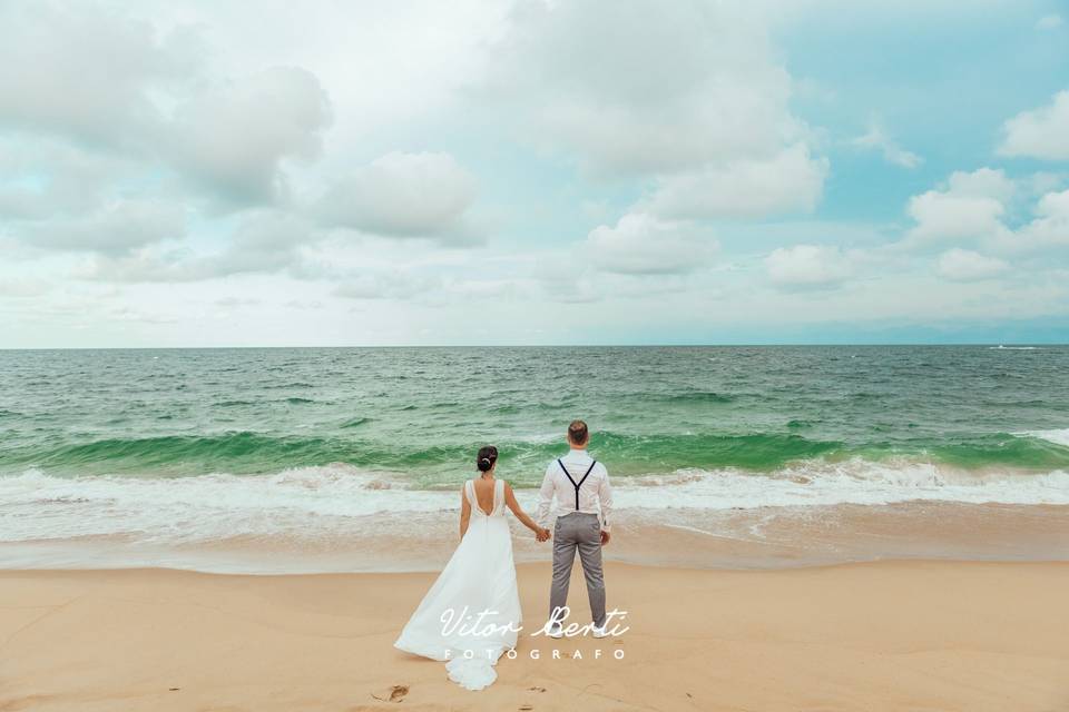 Casamento pé na areia