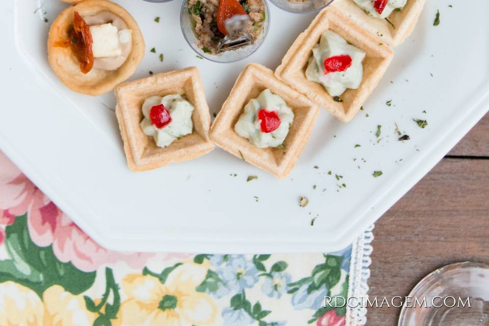 Sousplat de canapés