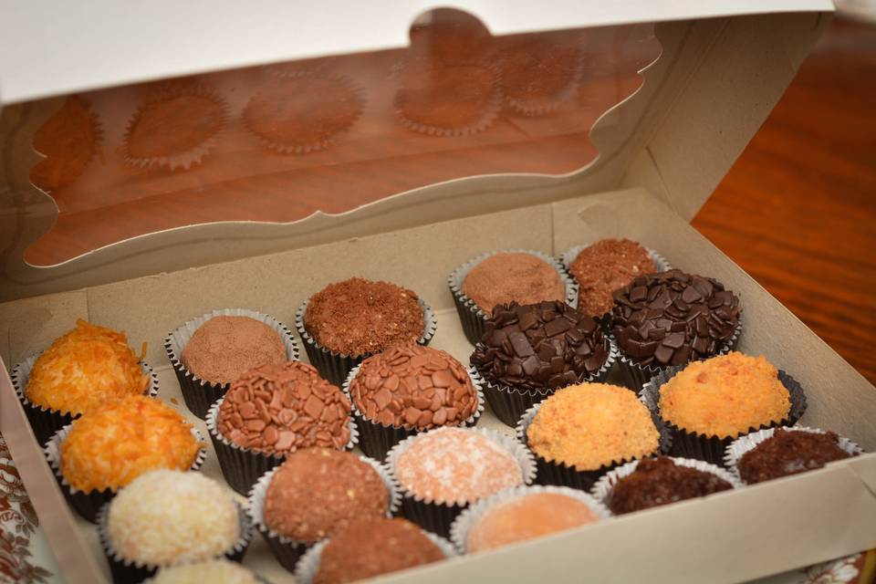 Caixa para 30 brigadeiros