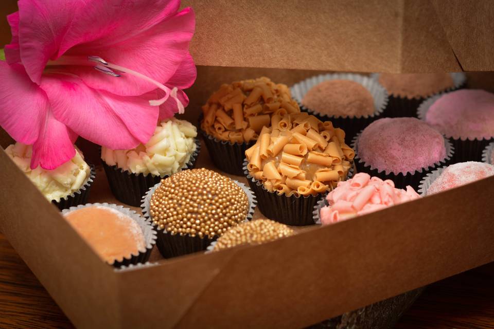 Caixa para 15 brigadeiros