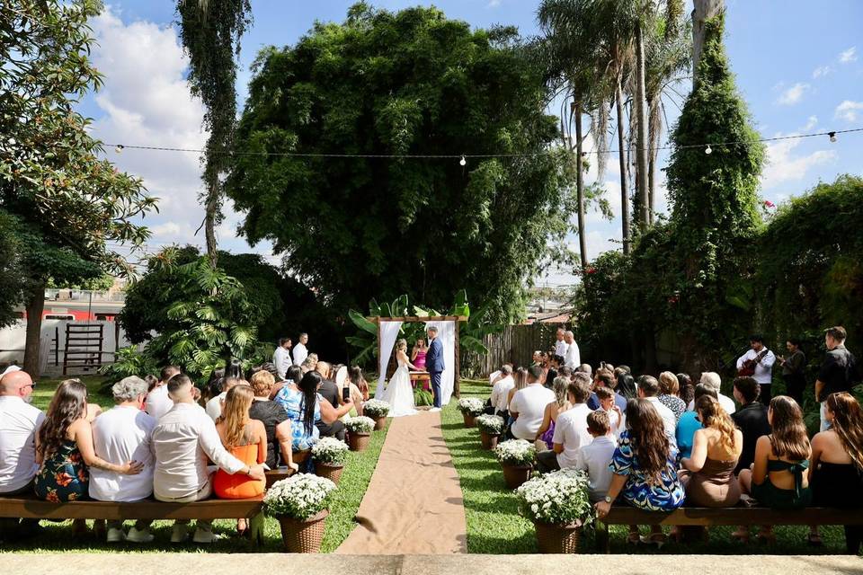 Cerimônia no Jardim