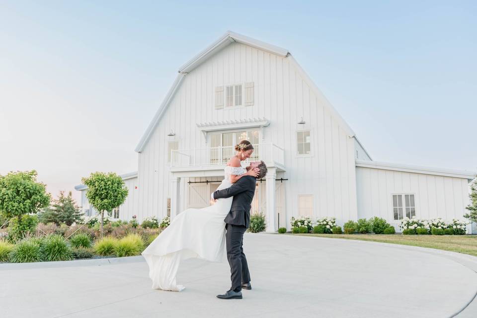 Casamento em um vinhedo