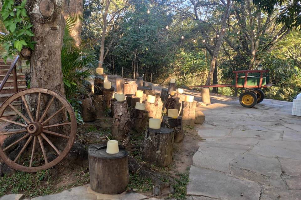 Bosque de velas