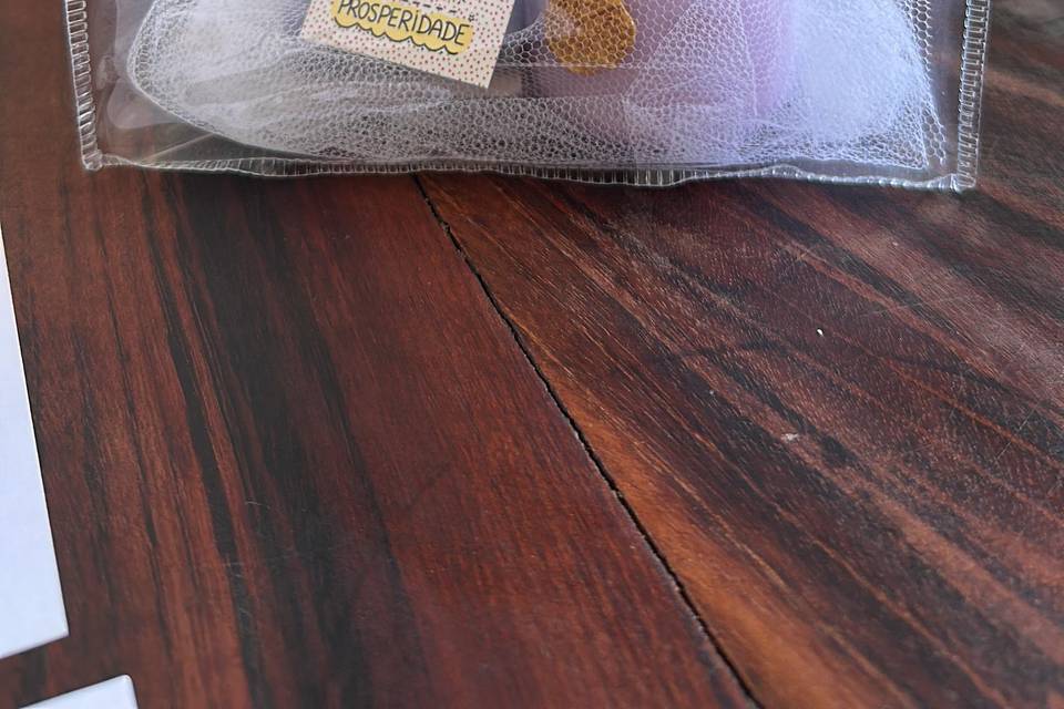 Kit de sabonete e vela