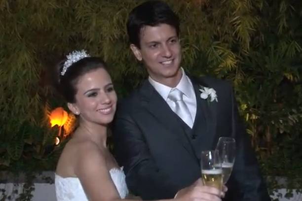 Brinde a noiva e o noivo