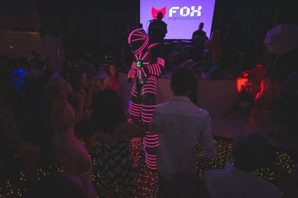 Robô de led