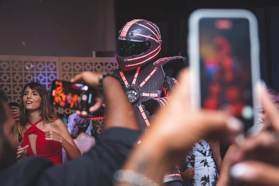 Robô de led