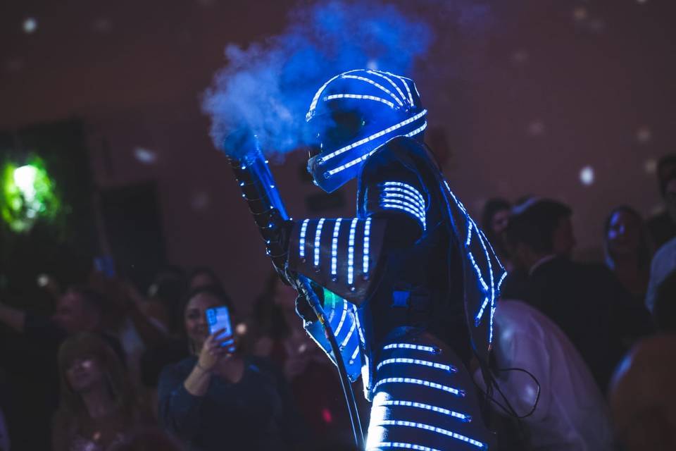 Robô de led
