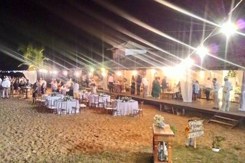 Festa de Casamento na Praia