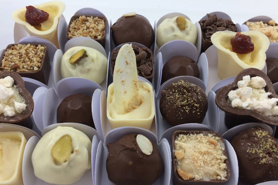 Chocolates recheados