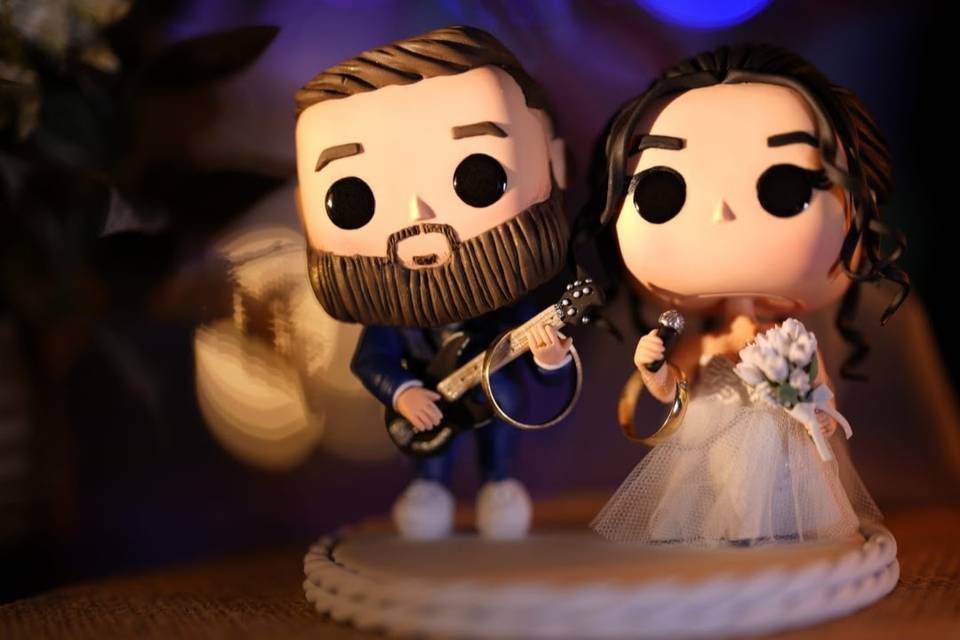 Topo Funko Guitarrista