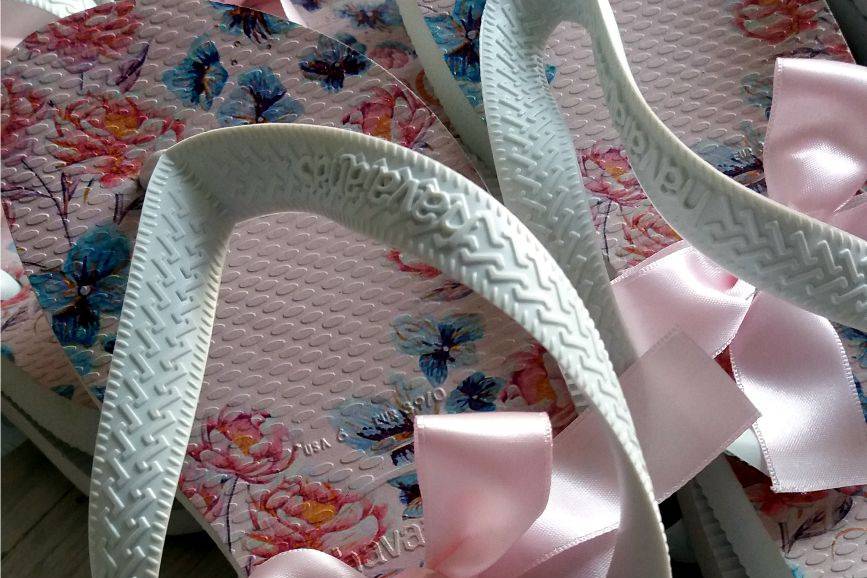 Havaianas com fita