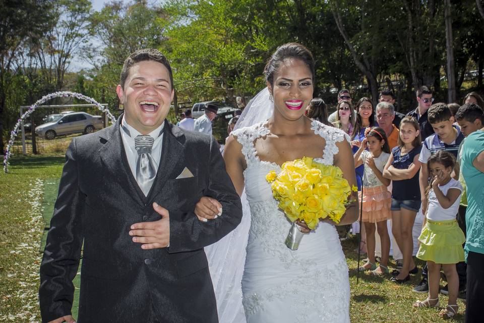 Casamento ao ar livre