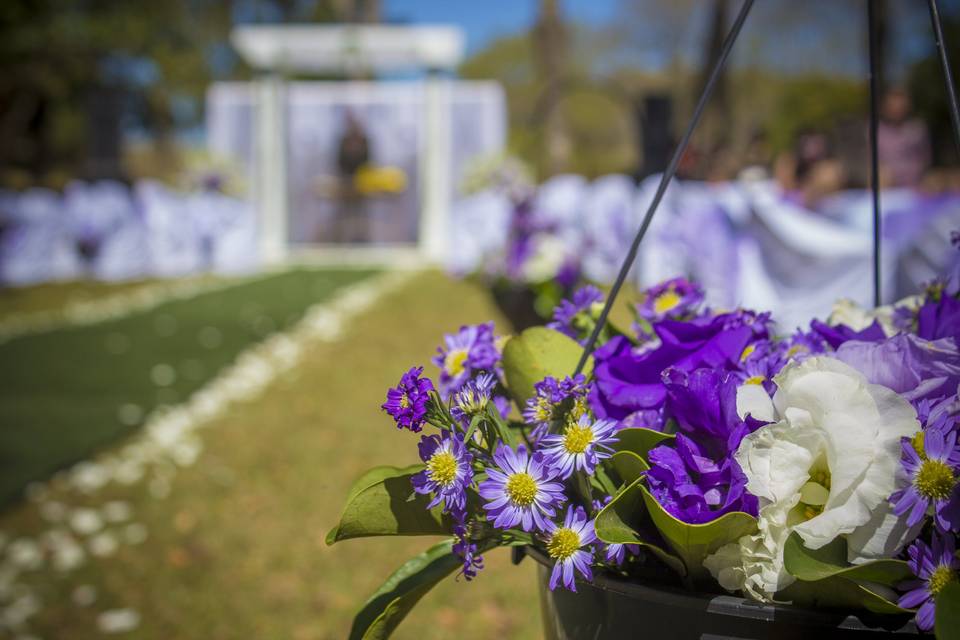 Casamento ao ar livre