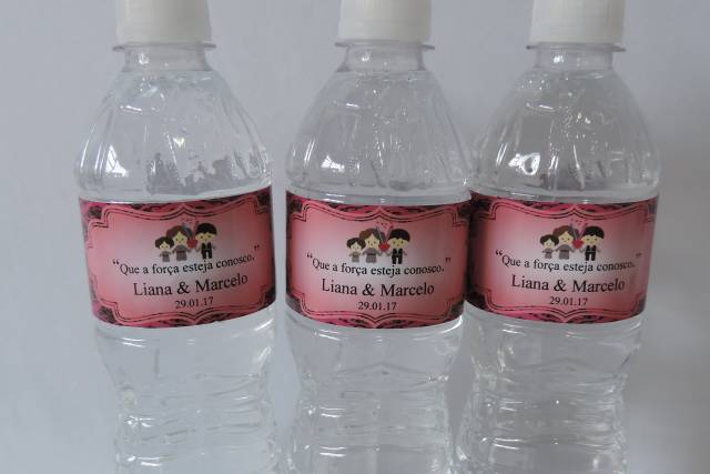 Rótulos para personalizar água