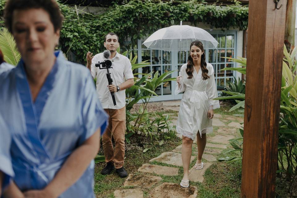 Momentos inesperados de chuva.