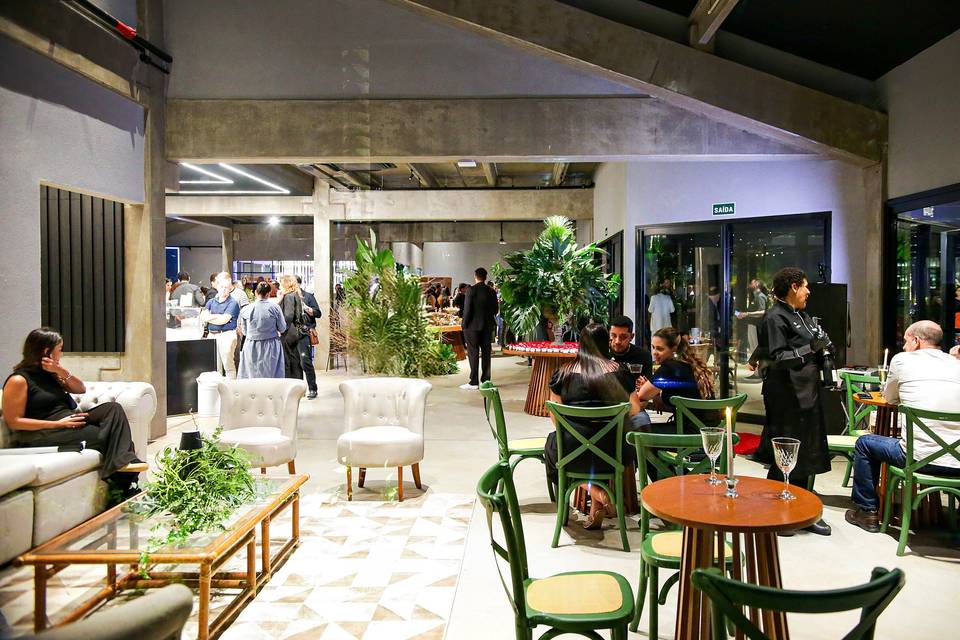 Decoração da inauguração