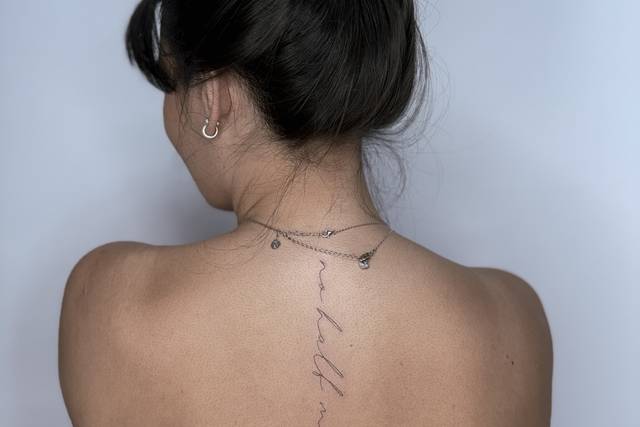 Finline escrita coluna