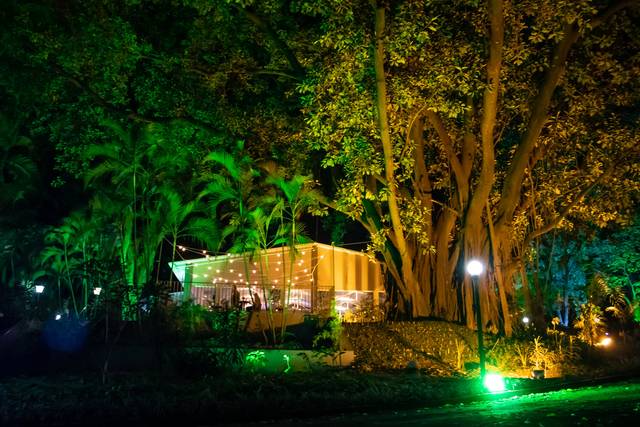 Iluminação decorativa externa