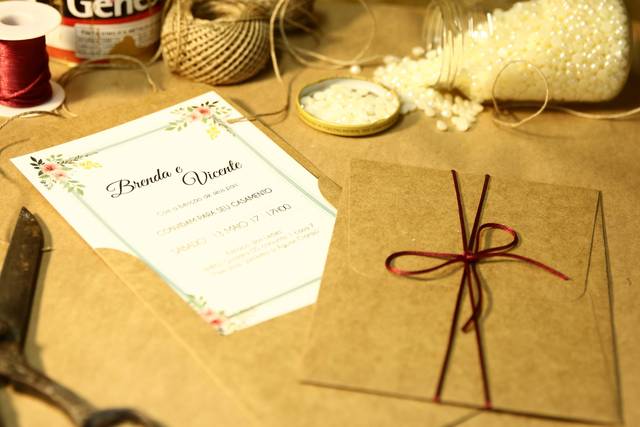 Convite de casamento