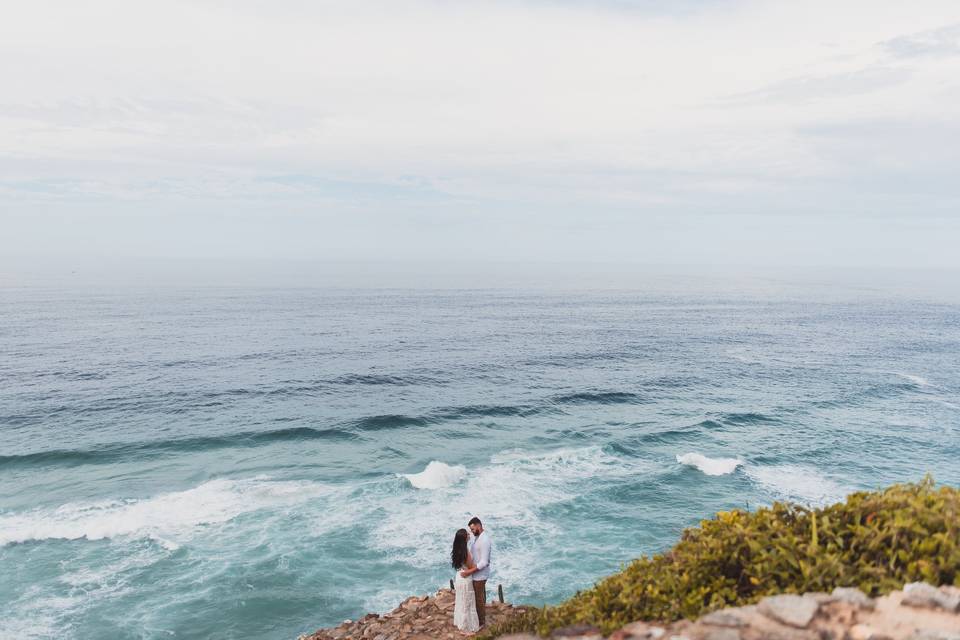 Pré casamento na praia