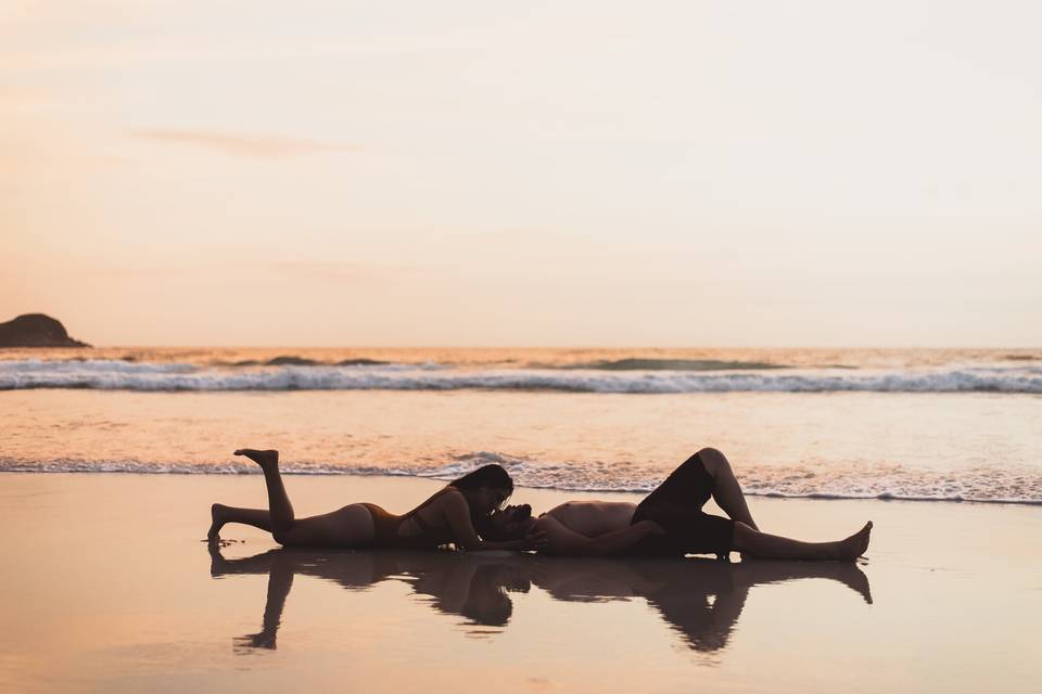 Pré casamento na praia