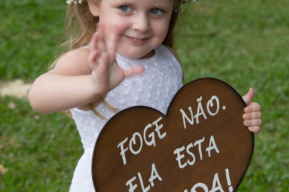 Foge não, Ela está linda.