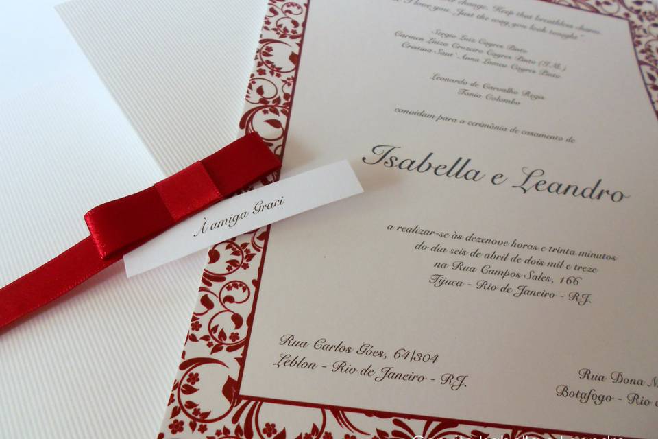 Convite Isabella