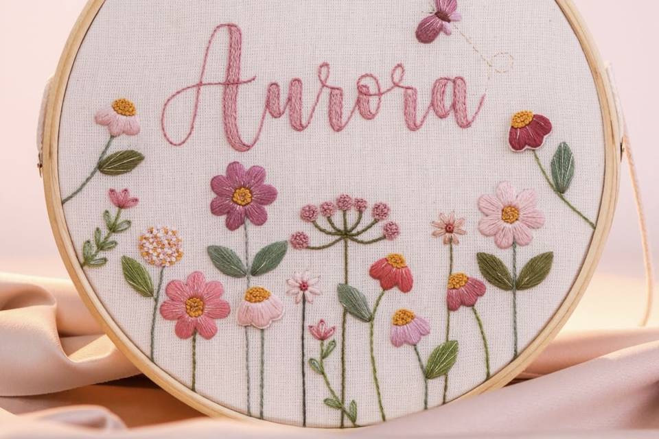 Jardim com borboletas