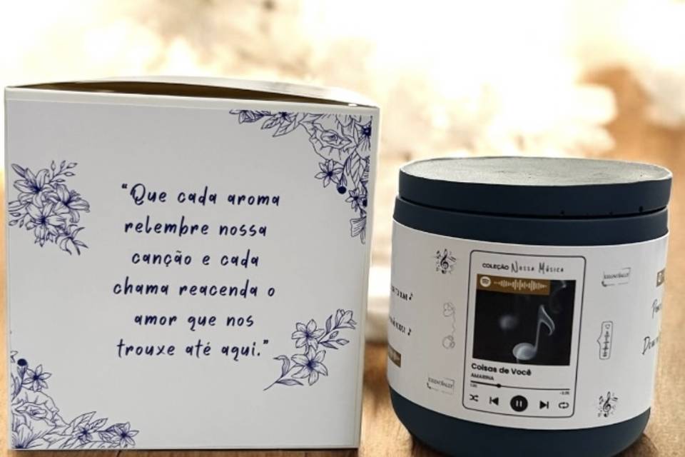 Vela com música