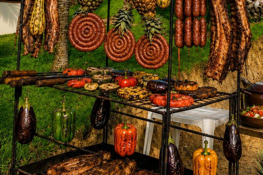Churrasco fogo de chão