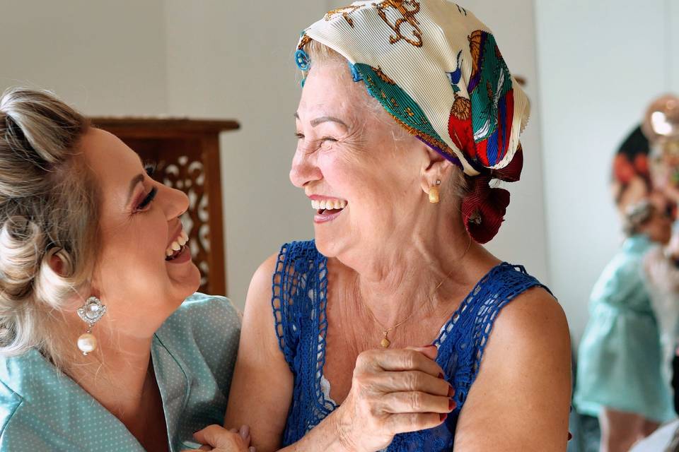 Mãe e filha, momentos