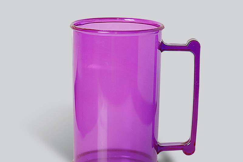 Caneca chopp roxo translucido