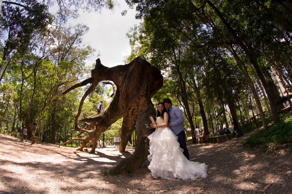 Ensaio Pré-Wedding no Parque