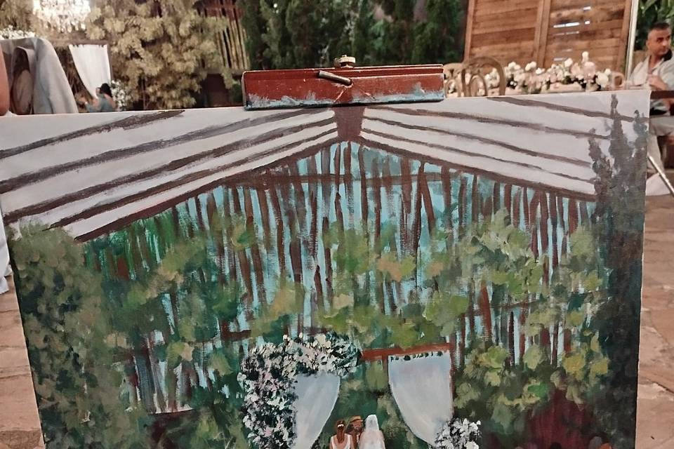 Pintura ao vivo - Les Parties