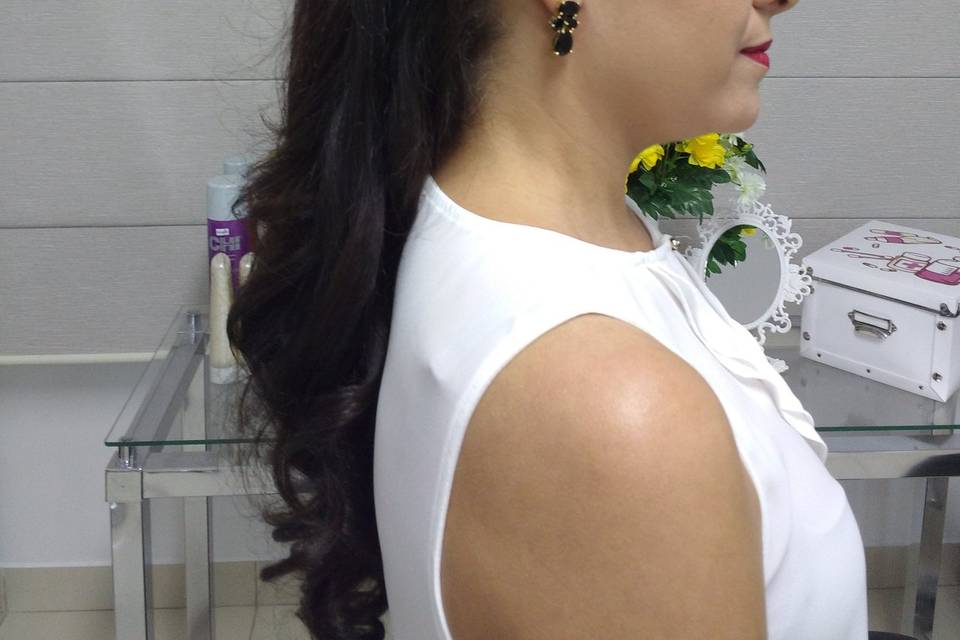 Penteado feito por mim1