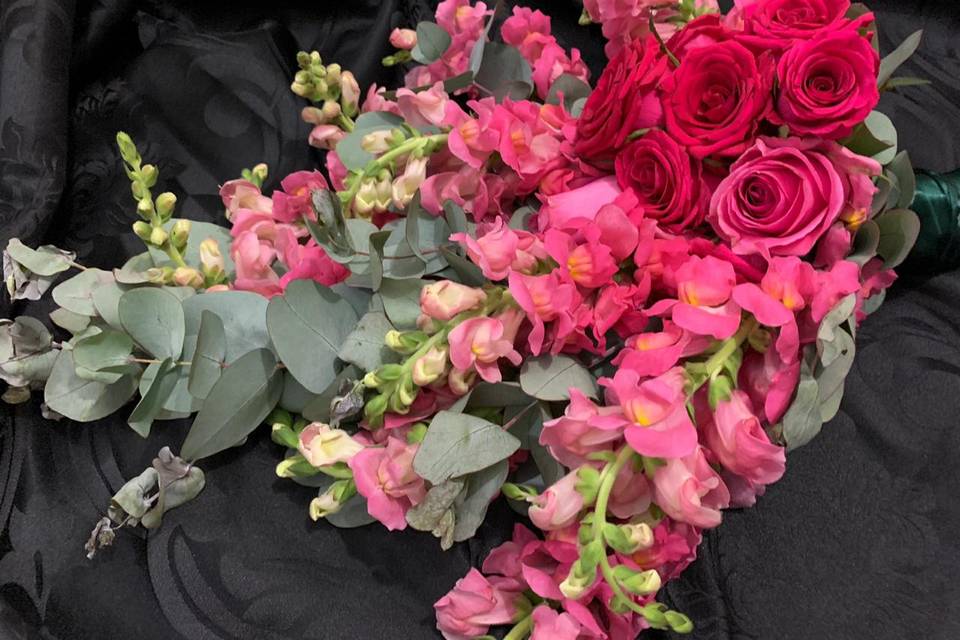 Bouquet braçada rosa