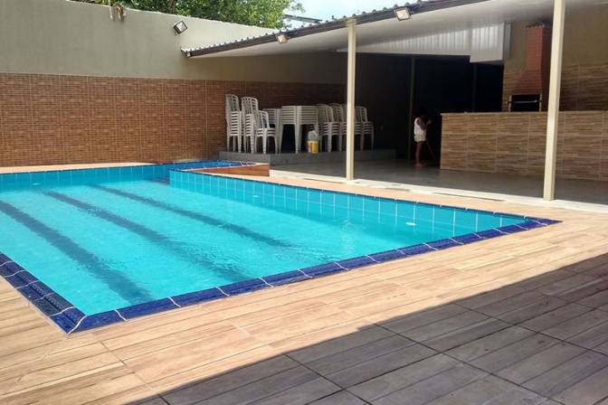 Ambiente a beira da piscina