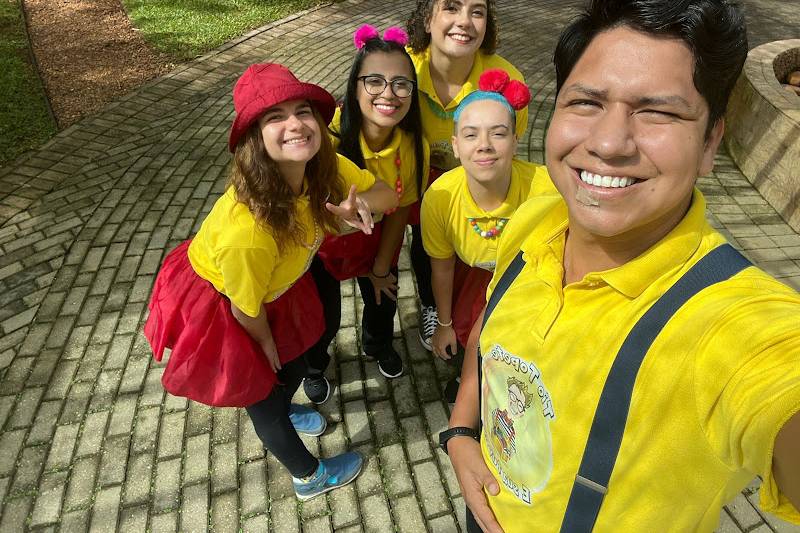 Equipe animada