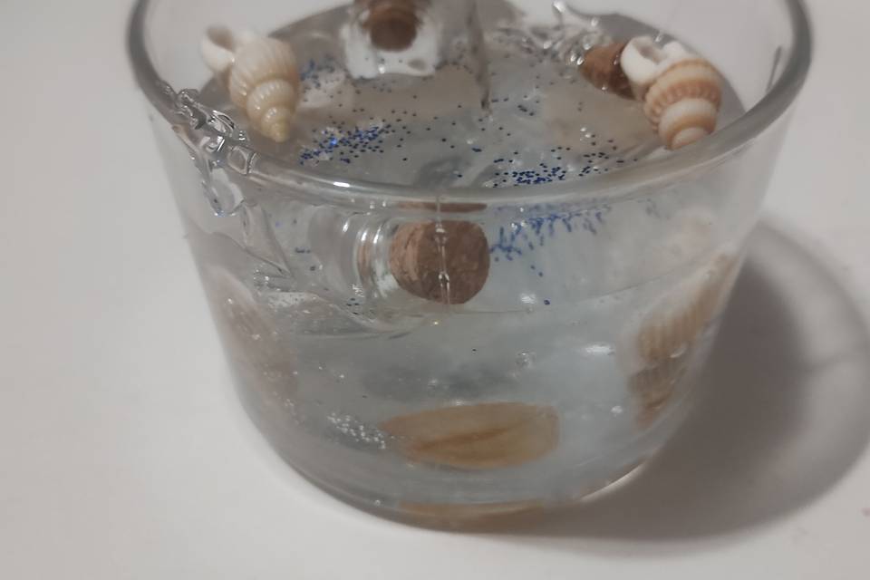 Velas gel mar