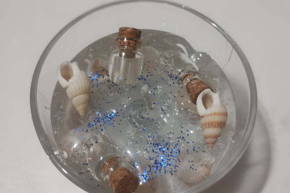 Velas gel mar