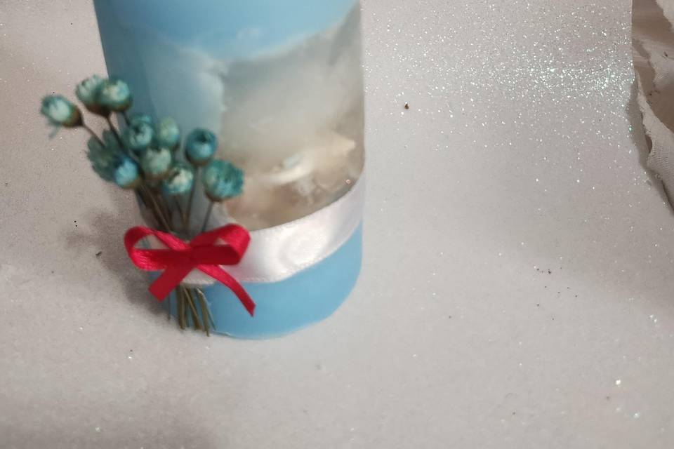 Cores variadas vela 3d aromas