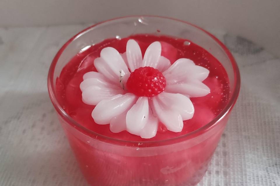 Vela gel margarida cores